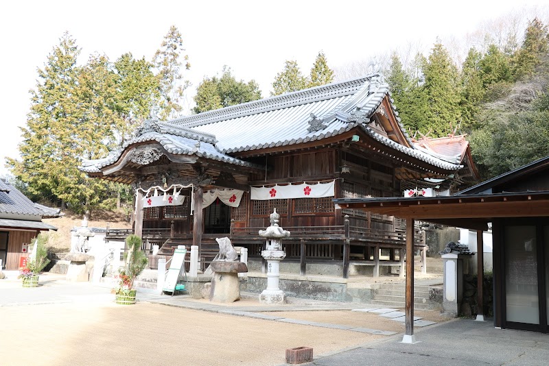 和気神社 拝殿（和気町指定重要文化財）