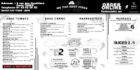 Pizzeria Parker Pizza à Paris (la carte)