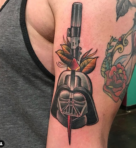 Explore tattoo ideas for upper back, creative tattoo ideas in San Diego, available at Sideshow Tattoo and Piercing