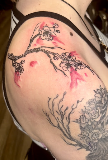 Explore mens chest tattoos ideas, creative tattoo ideas in Clarksville, available at Dark Raine Tattoo