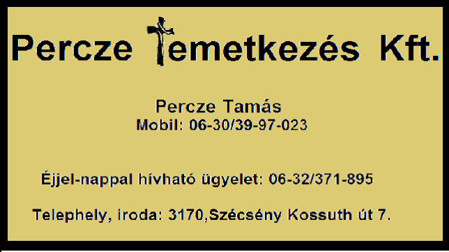 Értékelések erről a helyről: Percze Temetkezés Kft., Szécsény - Temetkezési vállalkozás