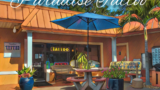 Tattoo Shop «Paradise Tattoo», reviews and photos, 2801 Estero Blvd, Fort Myers Beach, FL 33931, USA