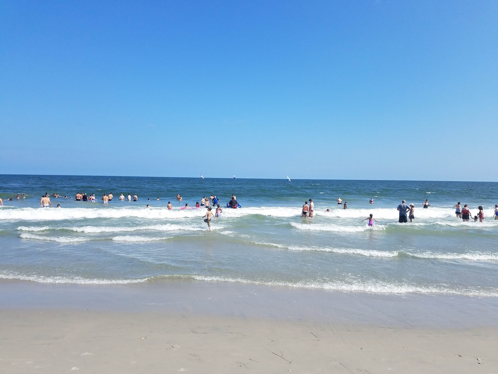 Foto van Sea Isle City Beach met hoog niveau van netheid