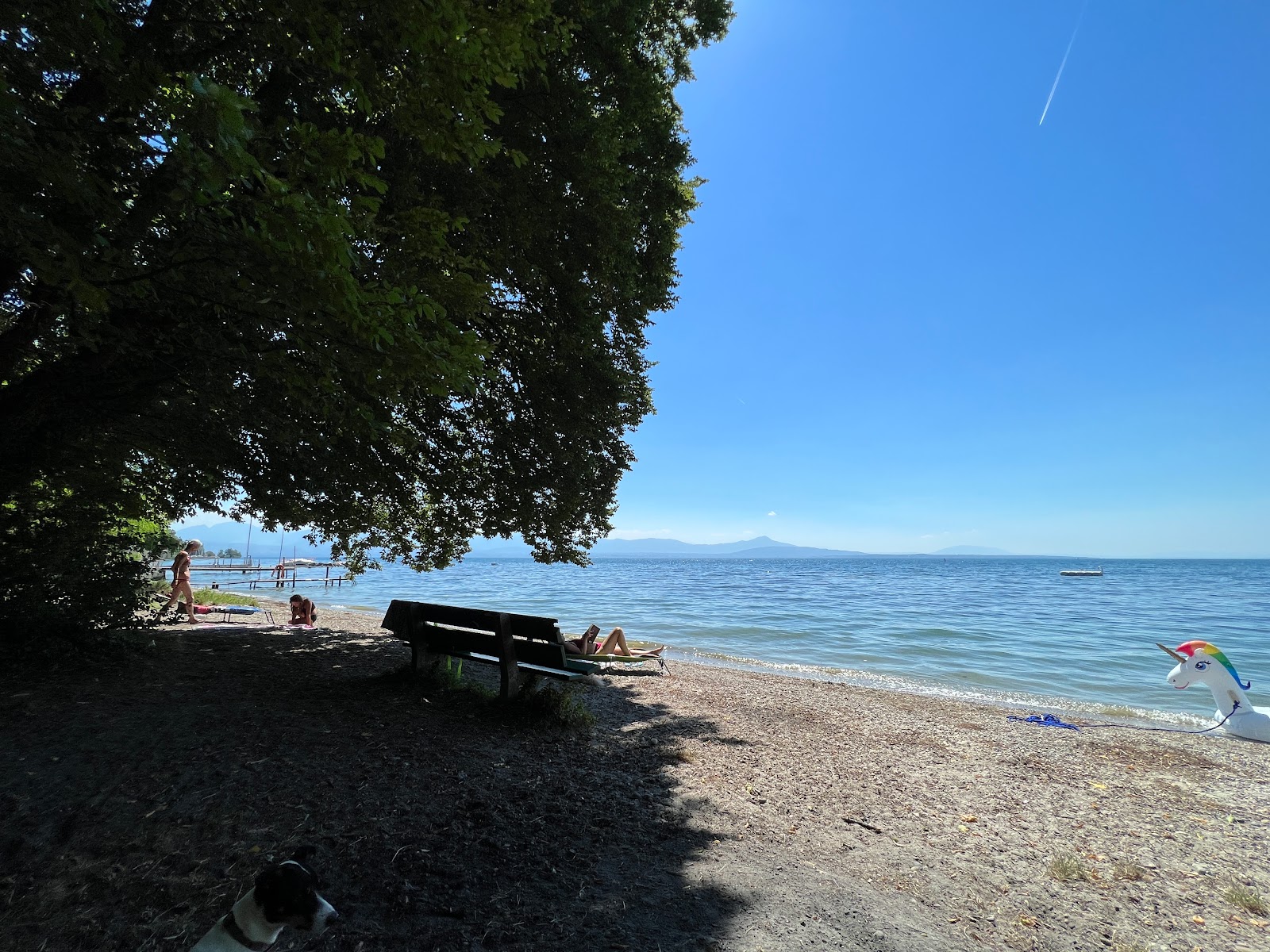 Photo de Allaman beach zone des équipements