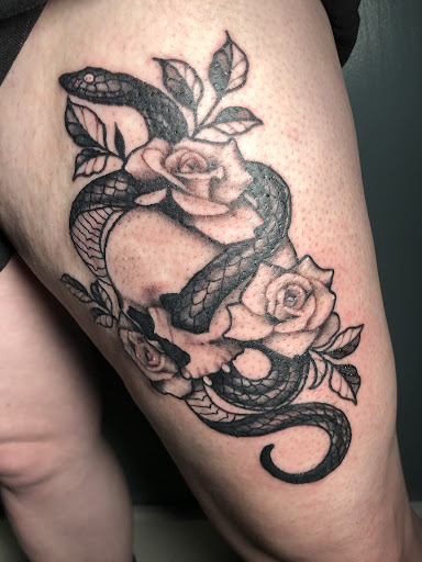Explore dead inside tattoo ideas, creative tattoo ideas in Adrian, available at Ambition Ink