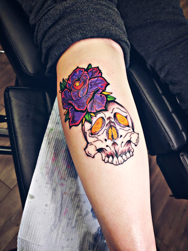 Explore ghost tattoo ideas, creative tattoo ideas in Pittsburgh, available at Human Canvas Tattoo & Piercing Pgh