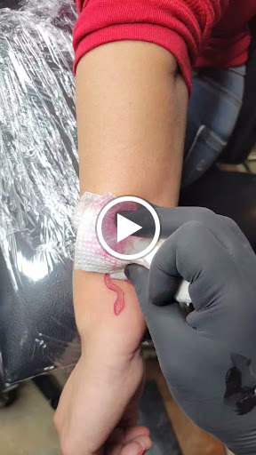 Explore small angel tattoo ideas, creative tattoo ideas in Bakersfield, available at Monster Ink