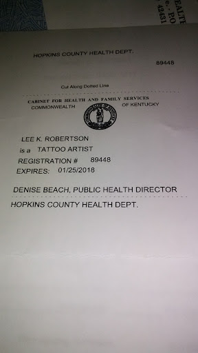 Tattoo Shop «Elite Tattoo Lounge», reviews and photos, 530 E Center St, Madisonville, KY 42431, USA