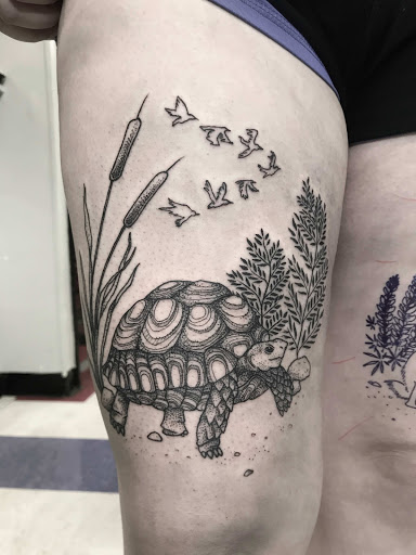 Explore dreaming tattoo ideas, creative tattoo ideas in Anaheim, available at Autumn Moon Tattoo