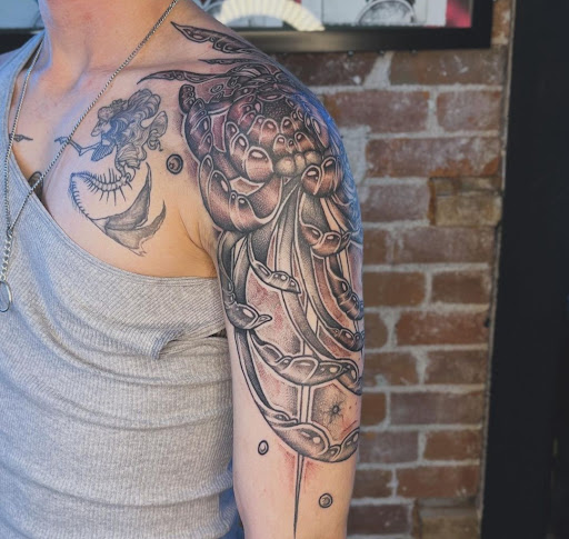 Find leo constellation tattoo ideas for your next unique tattoo in Belgrade at The Loyal Sparrow Tattoo and Piercing