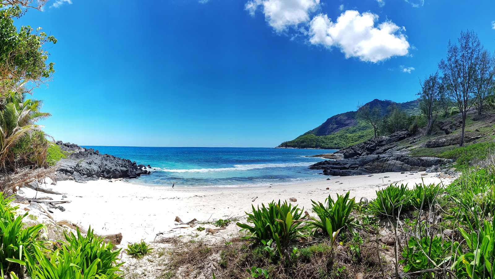 Photo of Anse Simetiere Beach with bright fine sand surface