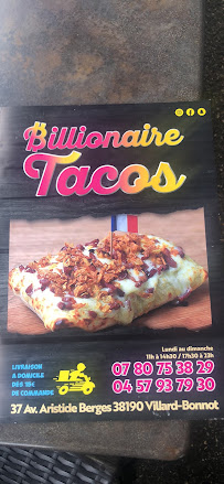 Aliment-réconfort du Restauration rapide Billionnaire tacos à Villard-Bonnot - n°4
