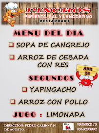 Teléfono de Pinchos Pimienta, Sal y Langostinos