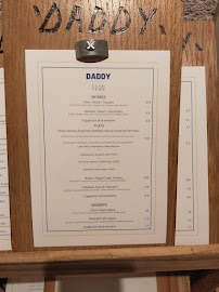 Restaurant français Restaurant Daddy à Angers - menu / carte