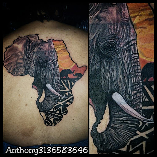 Explore pitbull dog tattoo ideas, creative tattoo ideas in Warren, available at Dark Horse Tattoo Co. LLC.