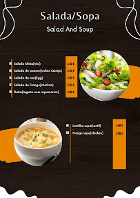 Restaurant indien Great Indian Restaurant & Bar à Santarem (le menu)