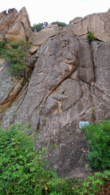 Mur escalade à Pietrosella