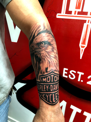 Explore diesel truck tattoo ideas, creative tattoo ideas in Vienna, available at Vienna Tattoo Studio
