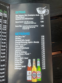 Bear Burger à Berlin menu