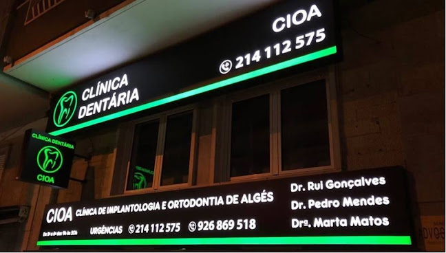 Avaliações doCIOA - Clínica de Implantologia e Ortodontia de Algés em Oeiras - Dentista