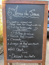 Restaurant français Auberge Saint-Jacques à Montréal - menu / carte