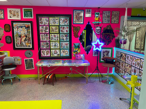 Explore bottom leg tattoo ideas, creative tattoo ideas in Houston, available at The Neon Jackal Tattoo