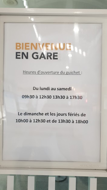 Boutique SNCF à Granville (Manche 50)