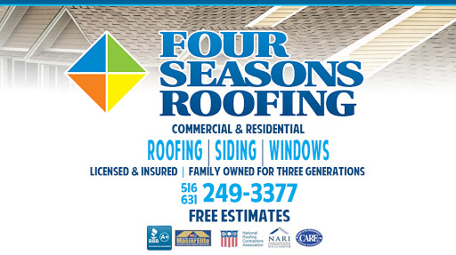 Roofing Contractor «Four Seasons Roofing Inc», reviews and photos, 90 Florida St, Farmingdale, NY 11735, USA