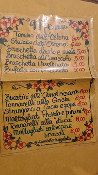 L'Osteria delle Tre Sorelle à Rieti menu