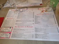 Carte du La Scierie crêperie restaurant La Bresse à La Bresse