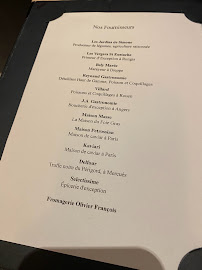 Menu du L'ODAS à Rouen