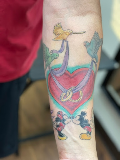 Explore small bat tattoo ideas, creative tattoo ideas in Ventura, available at White Lotus Body Arts Studio