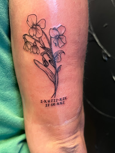 Explore back ear tattoo ideas, creative tattoo ideas in Weatherford, available at Art 1st Custom Tattoos