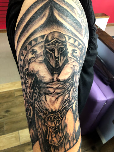 Explore warriors tattoo ideas, creative tattoo ideas in Albuquerque, available at A Touch of Ink Tattoo & Art Gallery