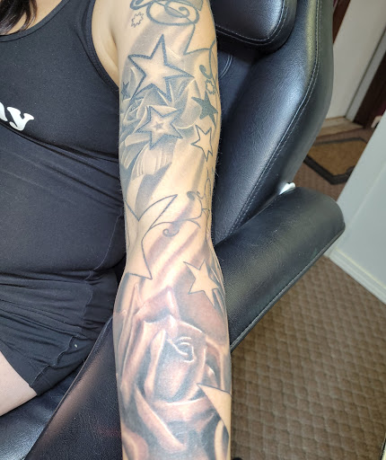 Explore lake tattoo ideas, creative tattoo ideas in Angola, available at Hoodlum Ink