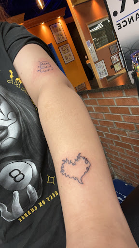 Explore bmx tattoo ideas, creative tattoo ideas in Virginia Beach, available at Blue Horseshoe Tattoo & Piercing