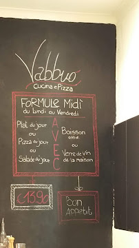 Vabbuo à Nice menu