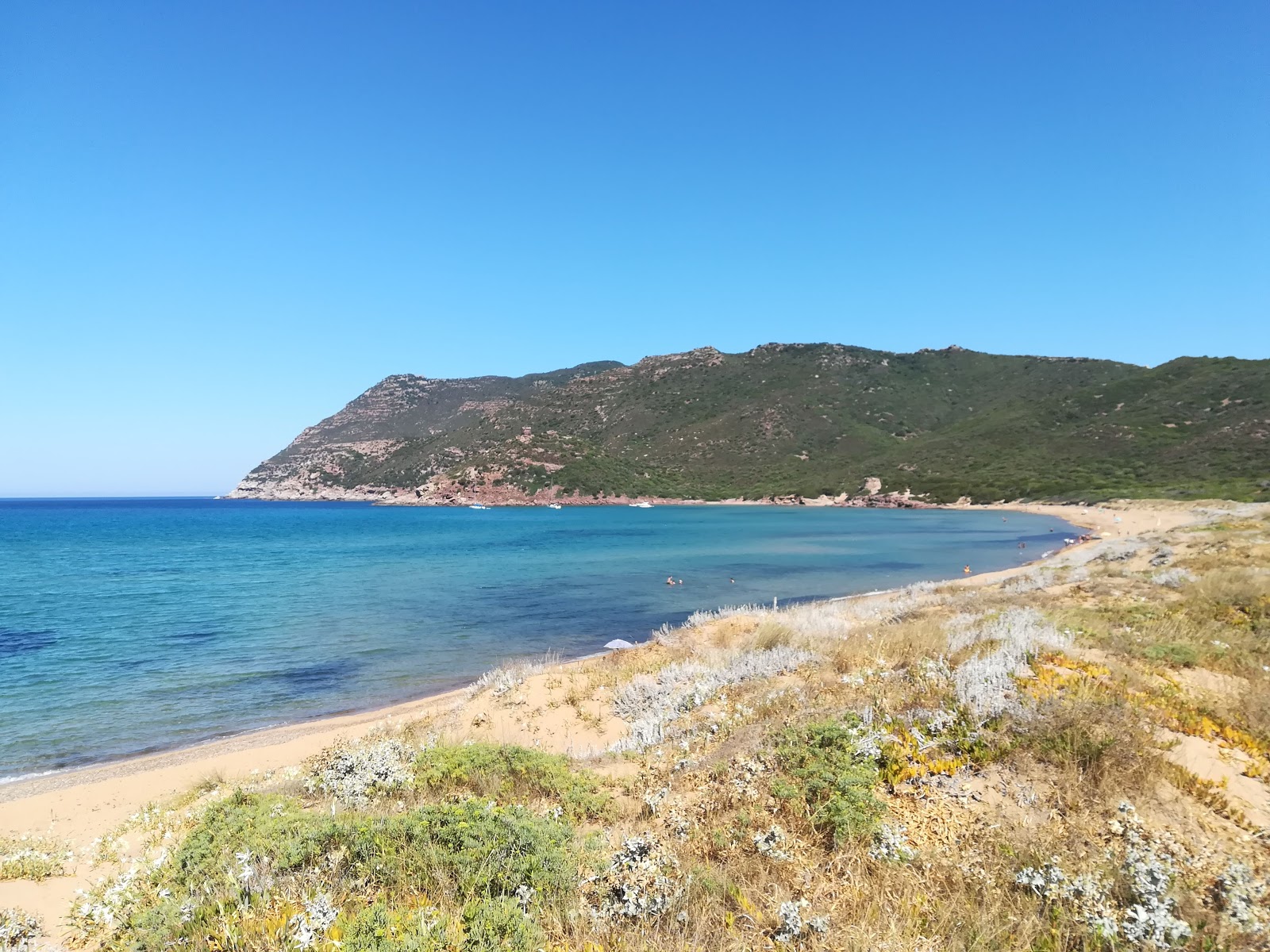 Valokuva Spiaggia di Porto Ferroista. sijaitsee luonnonalueella