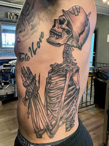 Explore tattoo ideas about music, creative tattoo ideas in Peoria, available at Mad Tatter Kustoms