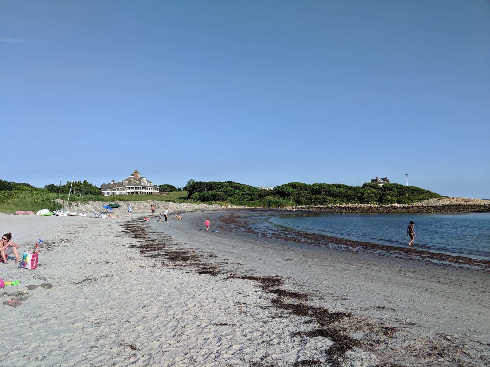 Photo de Gooseberry Beach avec l'eau turquoise de surface
