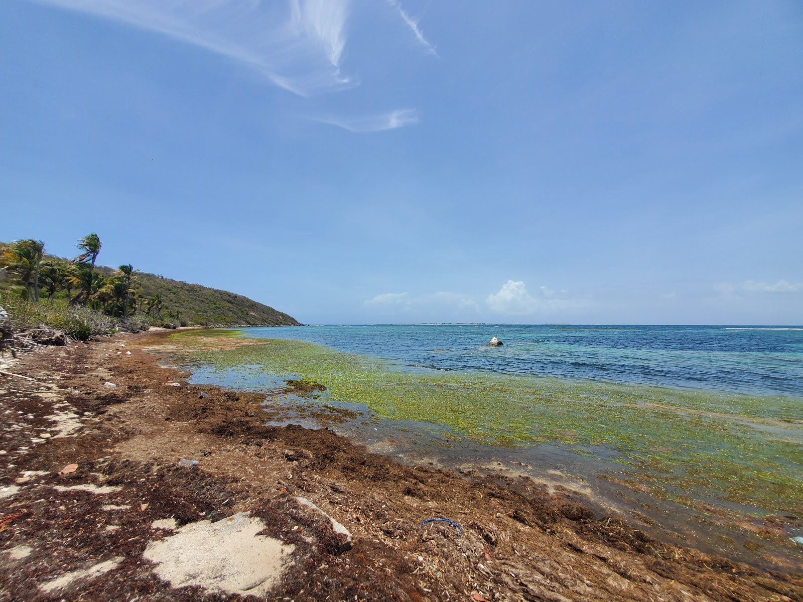 Φωτογραφία του Playa Canalejo με φωτεινή άμμος και βράχια επιφάνεια