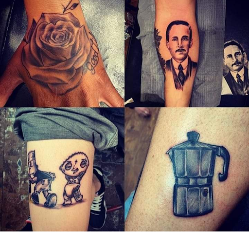 Explore simple neck tattoo ideas, creative tattoo ideas in Hialeah, available at Allstar Tattoo & Body piercing