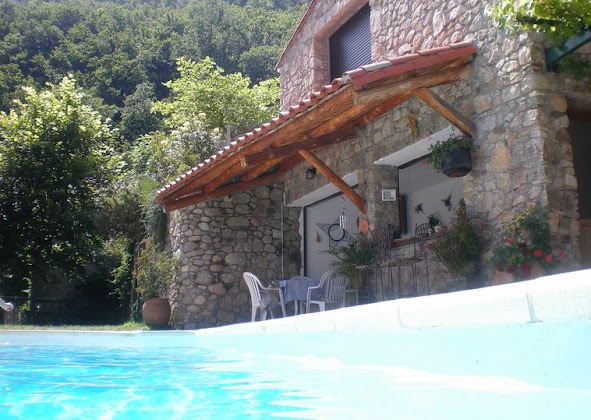 Extérieur Hébergement d'intérieur Gîtes La Baumelle - Arphy - Le Vigan 30120 Arphy