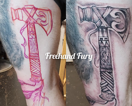 Explore aunt tattoo ideas, creative tattoo ideas in Roanoke, available at RailYard INK