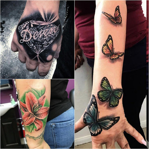 Explore small tattoo ideas on back, creative tattoo ideas in Hesperia, available at Logic Ink Tattoo & Piercing