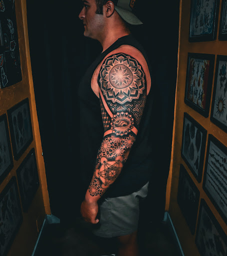 Explore neck tattoo men ideas, creative tattoo ideas in Boise, available at Born Weird Walk in Tattoo and Piercing