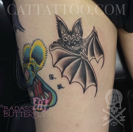 Find best back tattoo ideas for your next unique tattoo in Addison at Cat Tattoo