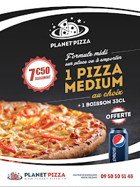 Planet Pizza - Orléans à Orléans menu