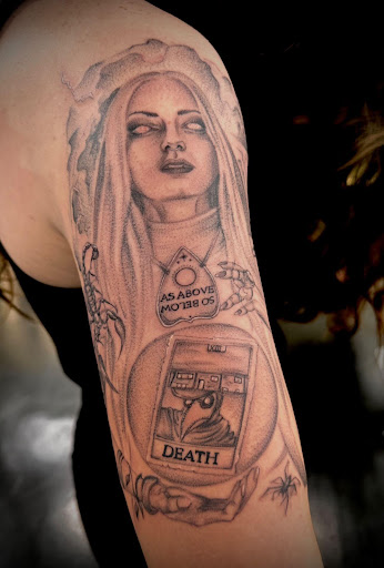 Explore father and son tattoos ideas, creative tattoo ideas in San Diego, available at Goddess Temple Tattoo Studio