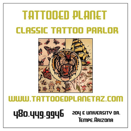 Tattoo Shop «Tattooed Planet», reviews and photos, 204 E University Dr, Tempe, AZ 85281, USA